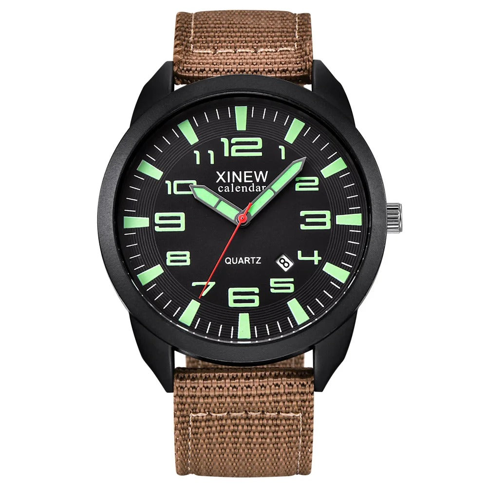 Montre Unisexe à Quartz avec Cadran Lumineux 3