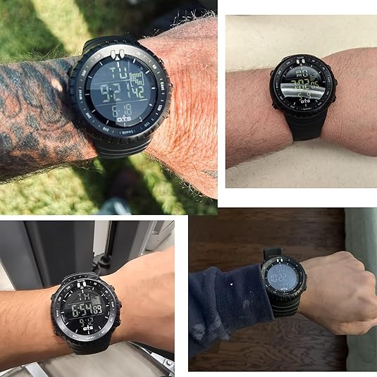 Montre de Sport Numérique Tactique pour Hommes 4