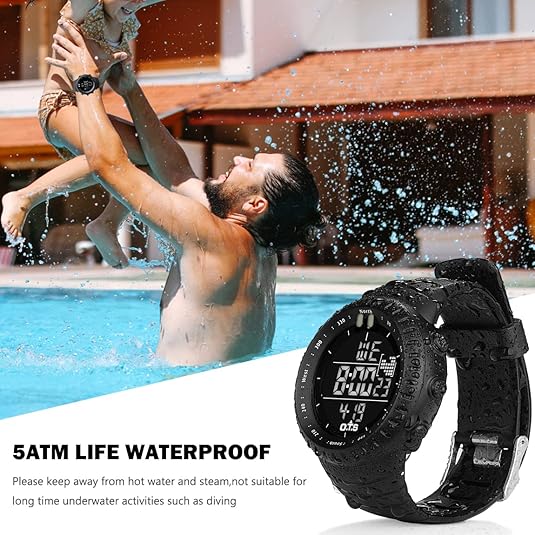 Montre de Sport Numérique Tactique pour Hommes 5