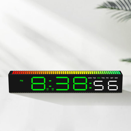 Montre numérique multifonction avec calendrier et affichage du jour 2