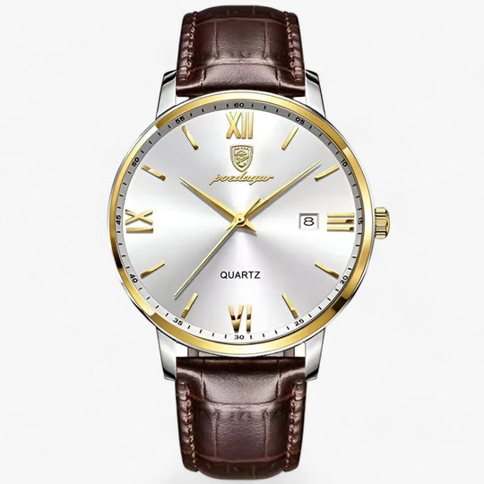 Montre pour Homme Bracelet Cuir Élégant 0