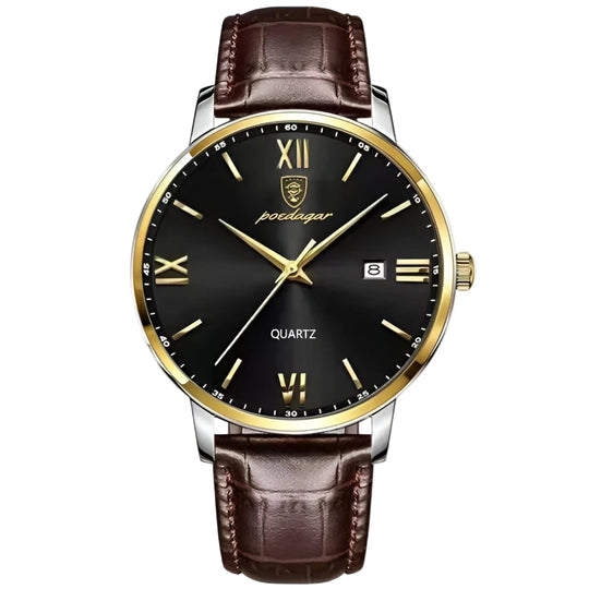 Montre pour Homme Bracelet Cuir Élégant 1