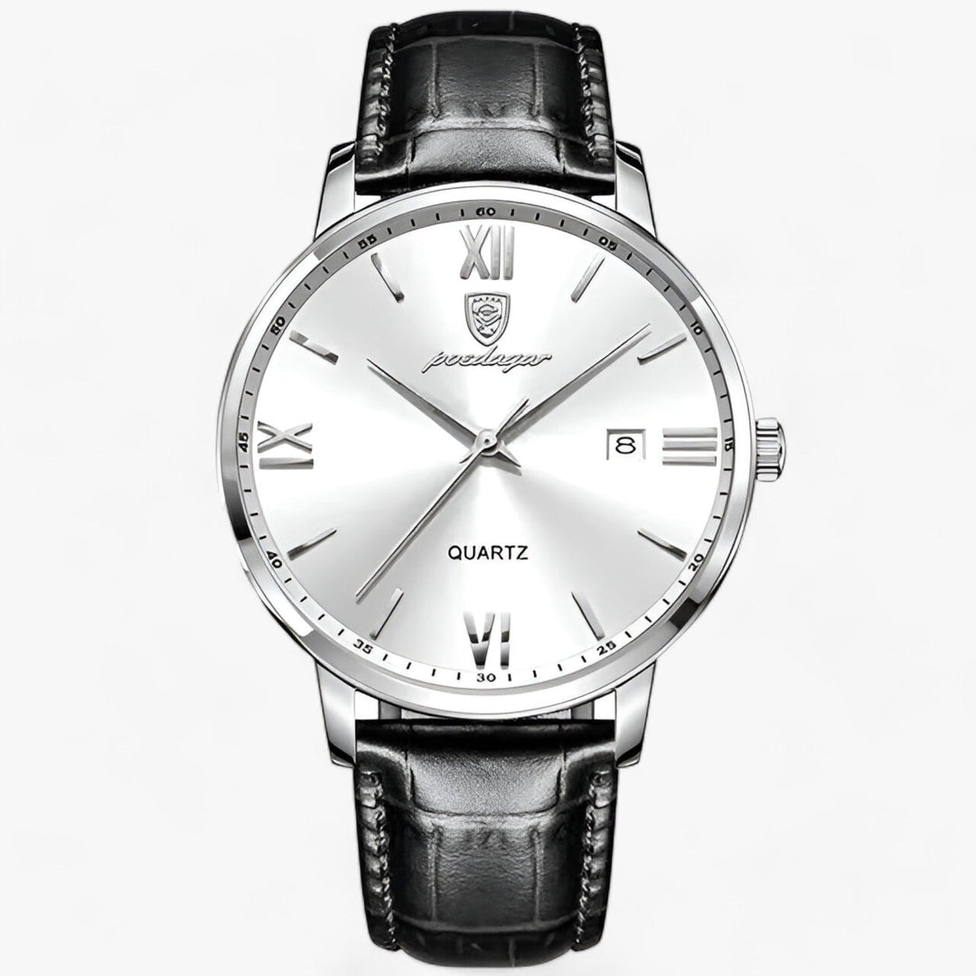 Montre pour Homme Bracelet Cuir Élégant 3