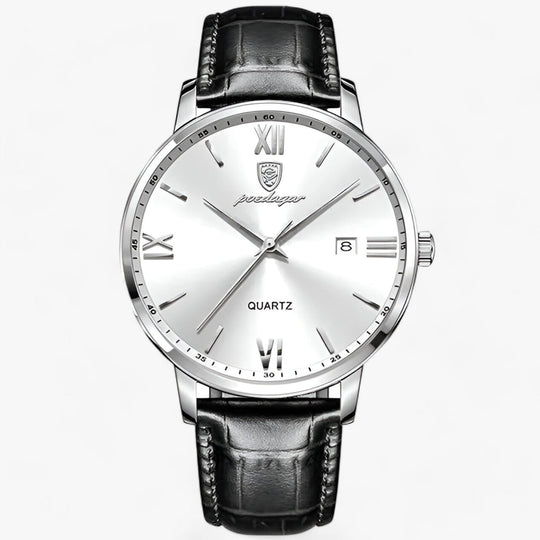 Montre pour Homme Bracelet Cuir Élégant 3
