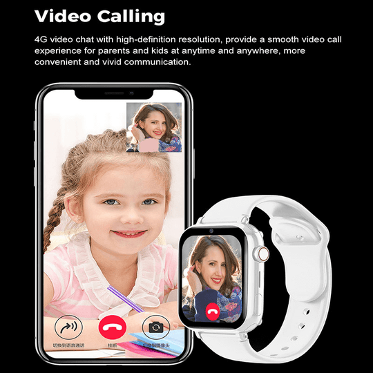 Montre pour enfants avec appels vidéo 4G et suivi GPS 2