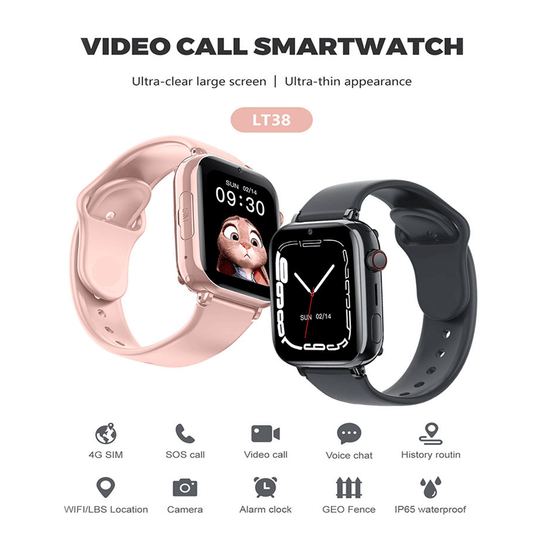 Montre pour enfants avec appels vidéo 4G et suivi GPS 5