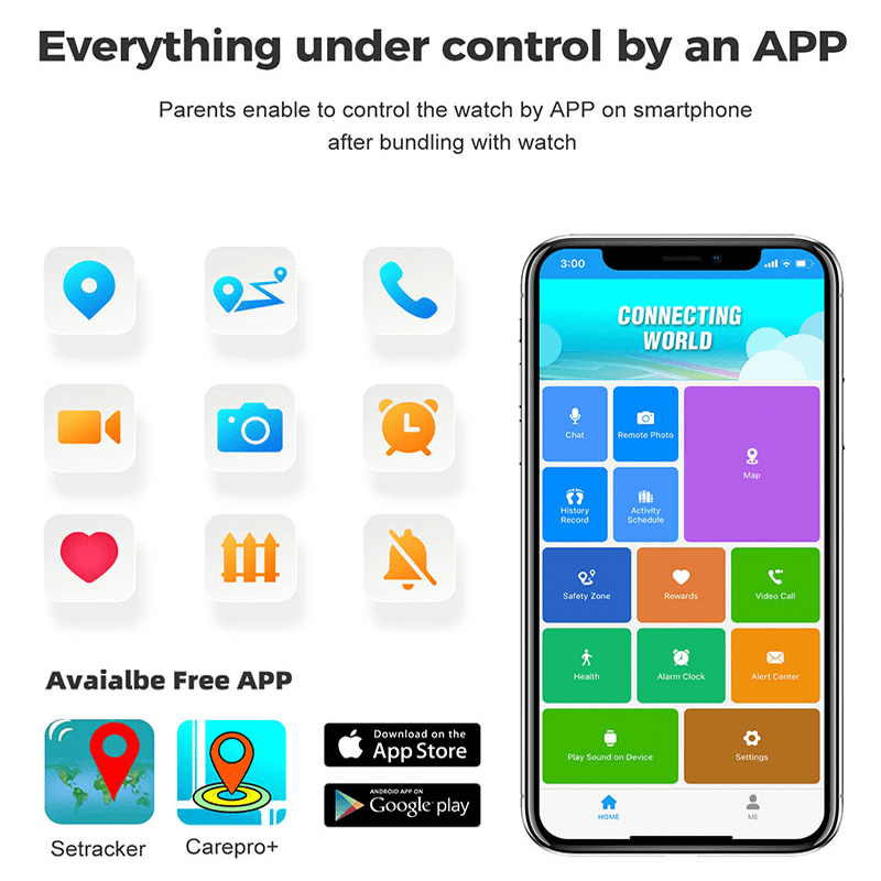 Montre pour enfants avec appels vidéo 4G et suivi GPS 7