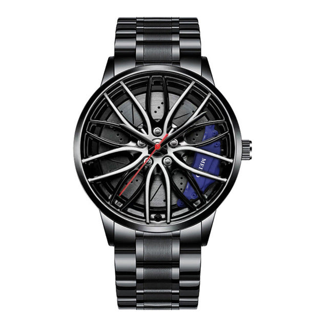 Montre pour hommes style voiture de course 11