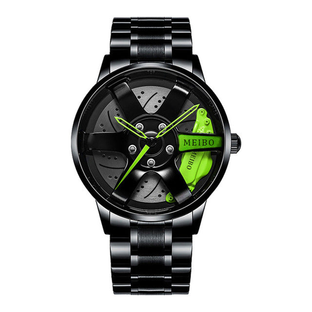 Montre pour hommes style voiture de course 14