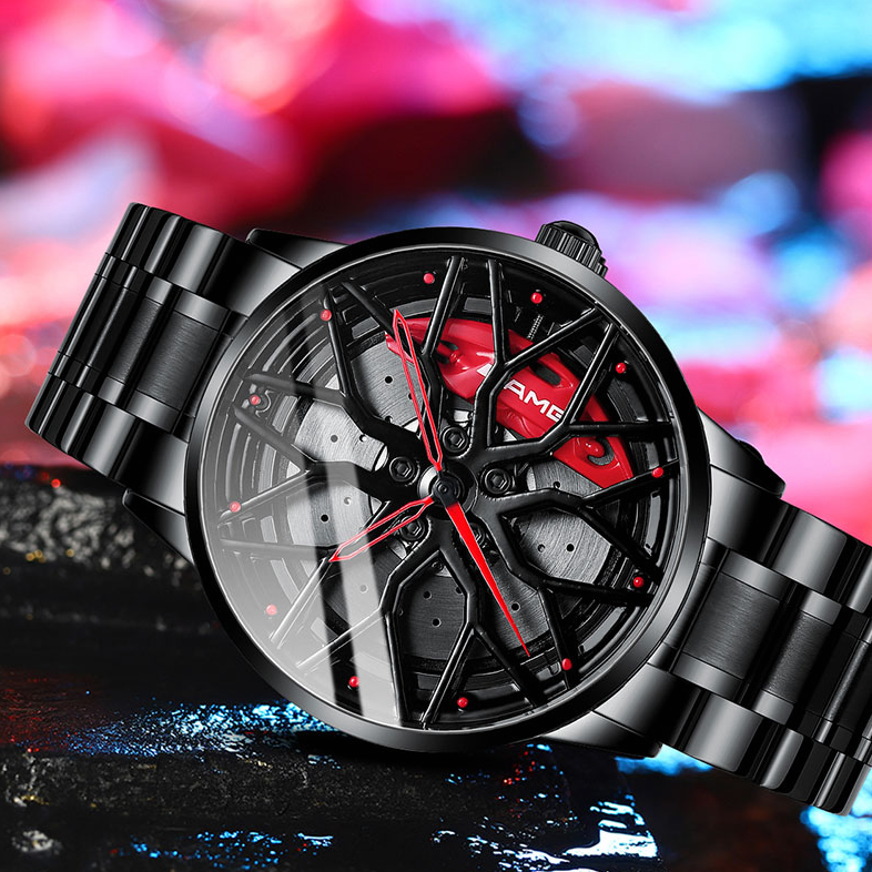 Montre pour hommes style voiture de course 6