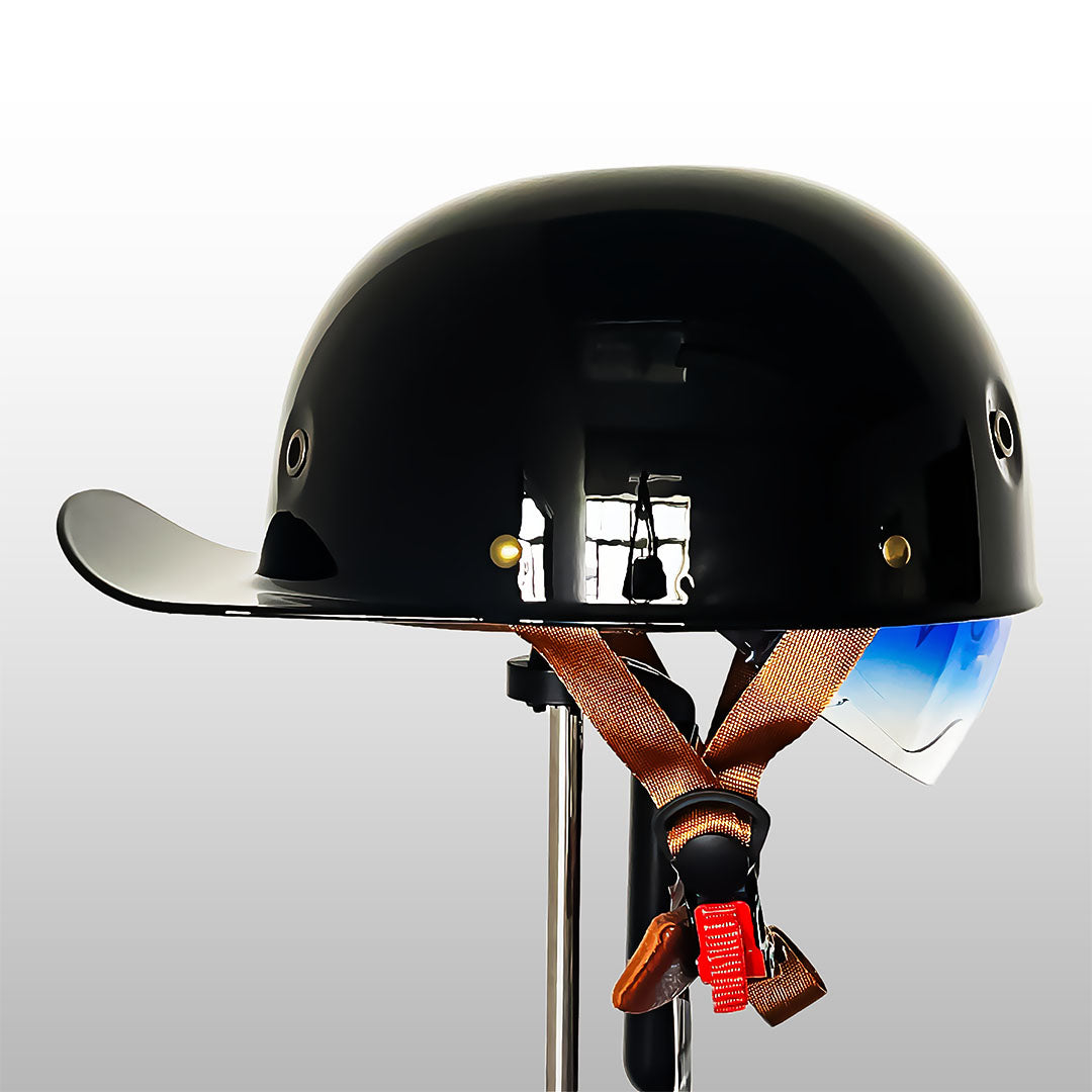 Casque de moto style casquette de baseball homologué ECE et DOT