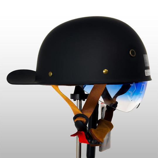 Casque de moto style casquette de baseball homologué ECE et DOT