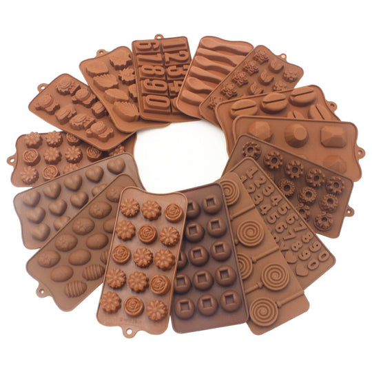 Moule à Chocolat en Silicone en Forme de Cœur 1