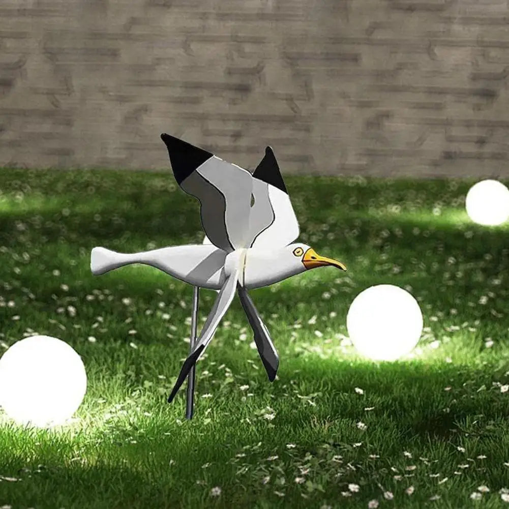 Moulin à Vent d'Oiseau Volant Décoratif pour Jardin 2