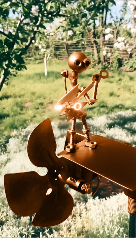 Moulin à Vent en Métal Décoratif Rock Band 3