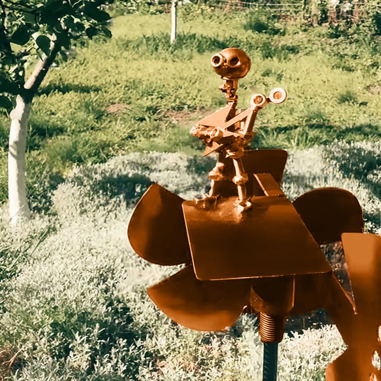 Moulin à Vent en Métal Décoratif Rock Band 6