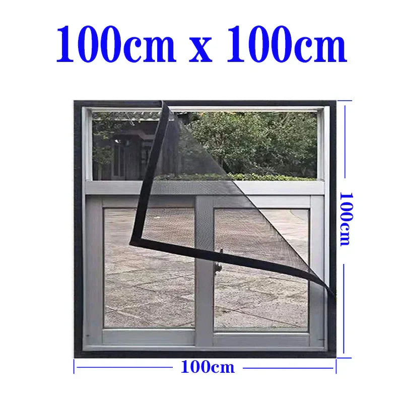 Moustiquaire Fenêtre Réglable Invisible pour Protection Contre les Insectes 12