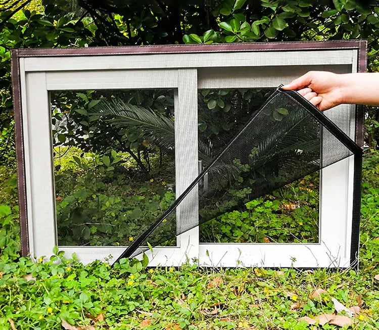 Moustiquaire Fenêtre Réglable Invisible pour Protection Contre les Insectes 5