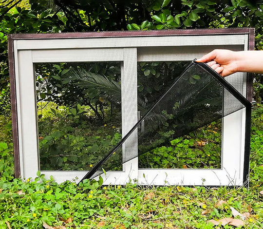 Moustiquaire Fenêtre Réglable Invisible pour Protection Contre les Insectes 5
