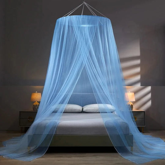 Moustiquaire Pliable pour Lit Double et Camping Aimantée 3
