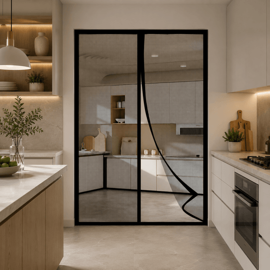 Moustiquaire Porte Magnétique Aimantée pour Accès Pratique et Confort Optimal 0