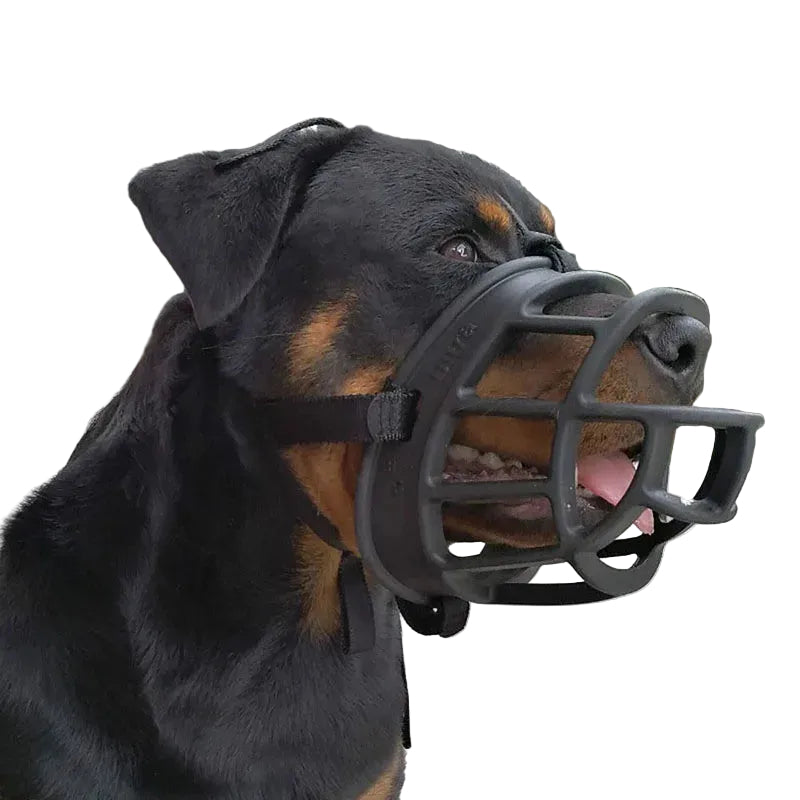 Muselière Réglable pour Chien en Silicone 0