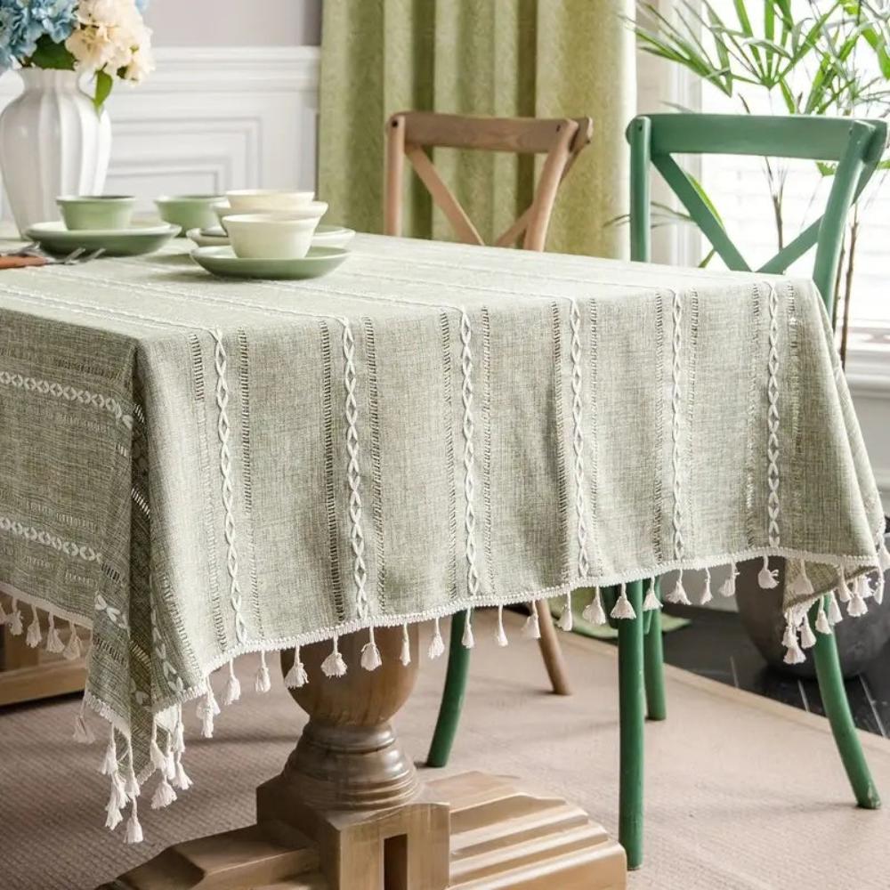 Nappe de Table Chic Rectangulaire pour Décoration Intérieure et Événements 1