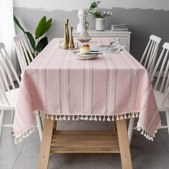 Nappe de Table Chic Rectangulaire pour Décoration Intérieure et Événements 4