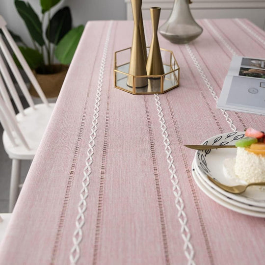 Nappe de Table Chic Rectangulaire pour Décoration Intérieure et Événements 5