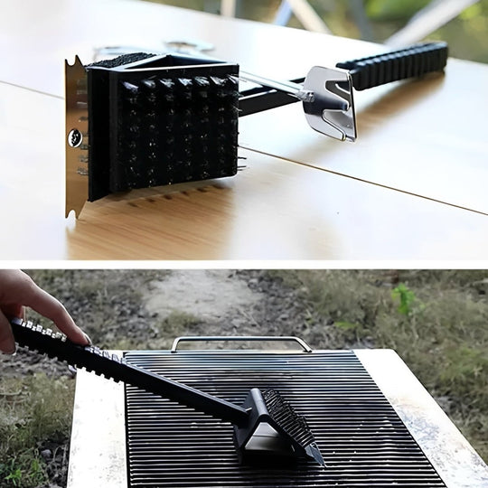 Nettoyant pour Gril avec Grattoir et Éponge 4