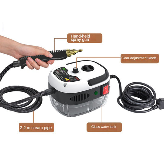 Nettoyeur Vapeur Haute Pression Multifonction 2500 W 6 Niveaux Ajustables 2