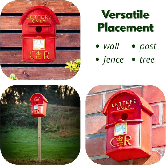 Nichoir Oiseau Suspendu Décoratif Maison Pour Oiseaux Design Boîte Aux Lettres 4