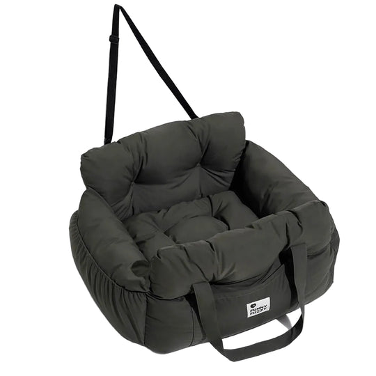 Nid de Voyage Confortable pour Chien avec Rembourrage Doux et Poches Pratiques 0