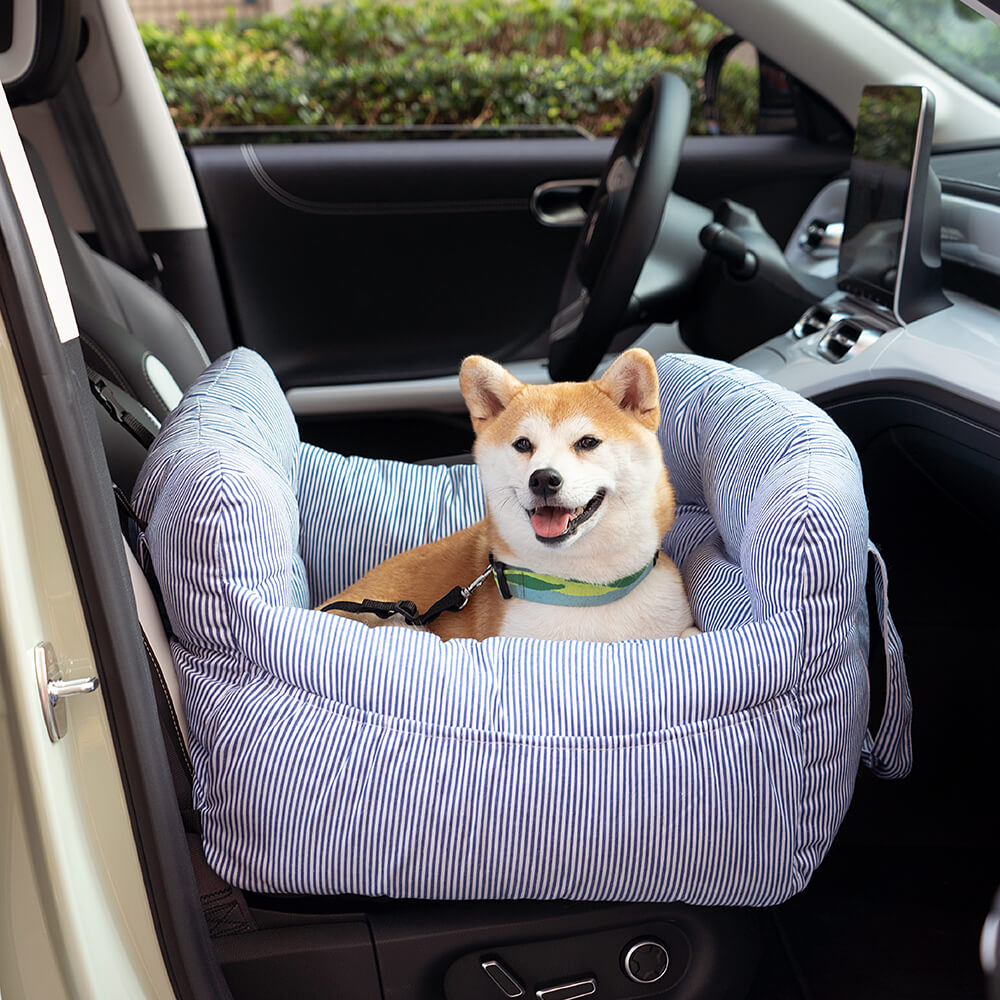 Nid de Voyage Confortable pour Chien avec Rembourrage Doux et Poches Pratiques 7
