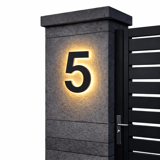 Numéros de Maison LED Personnalisables Modernes 10