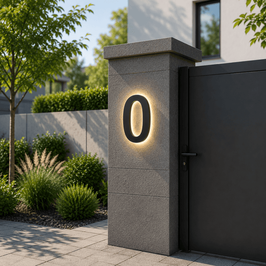 Numéros de Maison LED Personnalisables Modernes 10