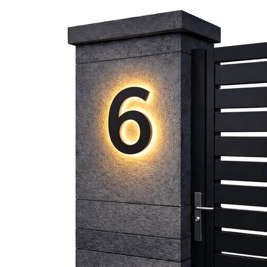 Numéros de Maison LED Personnalisables Modernes 14
