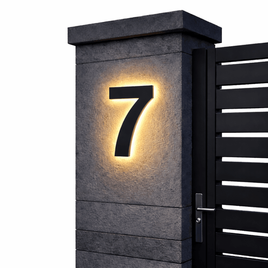 Numéros de Maison LED Personnalisables Modernes 15