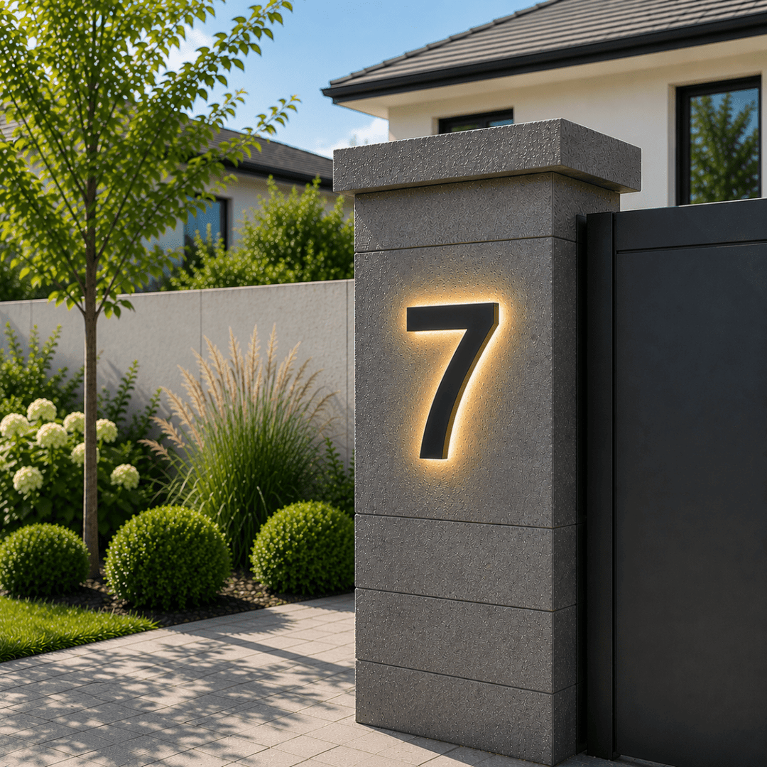 Numéros de Maison LED Personnalisables Modernes 7