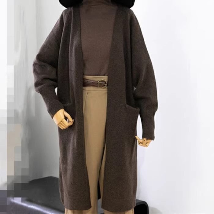 Cardigan Long Femme Ouvert