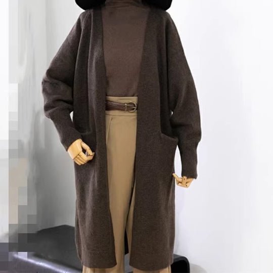 Cardigan Long Femme Ouvert