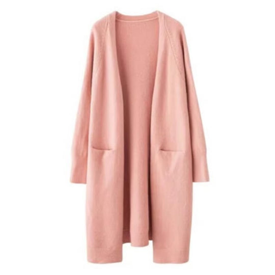 Cardigan Long Femme Ouvert