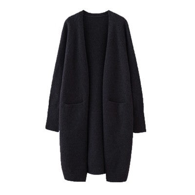 Cardigan Long Femme Ouvert