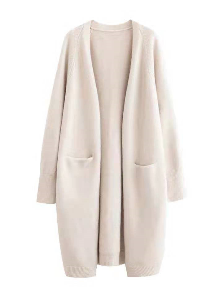 Cardigan Long Femme Ouvert