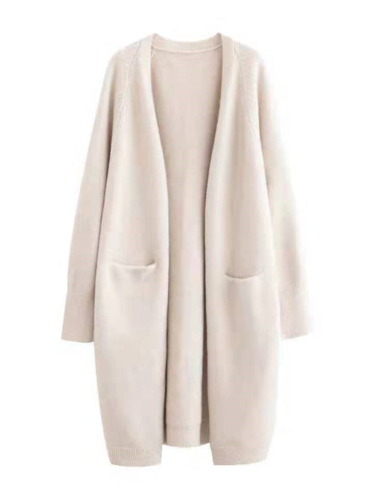 Cardigan Long Femme Ouvert