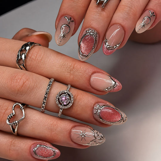 Ongles Artificiels Femme Style Chic et Polyvalent 4
