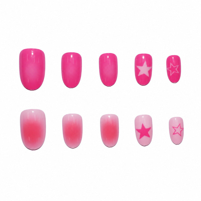 Ongles Press on Femme Style Artistique Facile à Appliquer 4