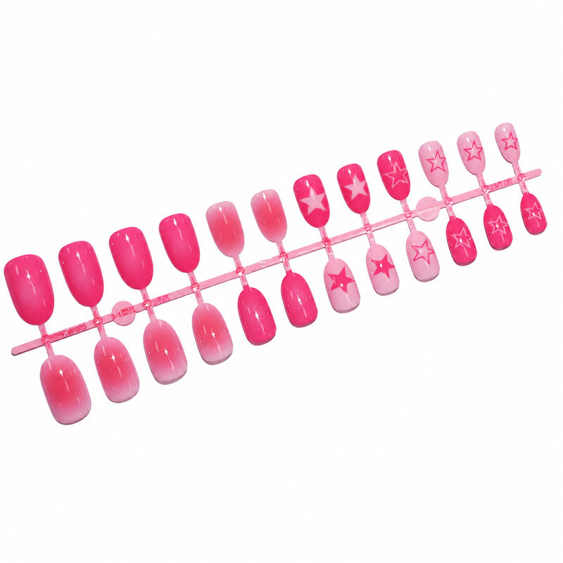 Ongles Press on Femme Style Artistique Facile à Appliquer 5