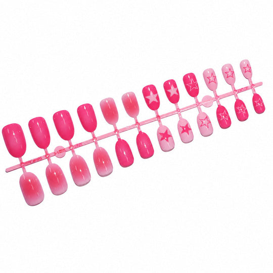 Ongles Press on Femme Style Artistique Facile à Appliquer 5