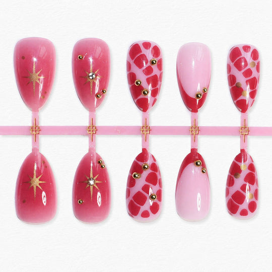 Ongles à Pression Artistiques pour Femme Style Premium 2